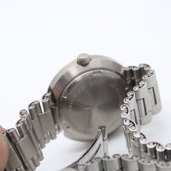 J.B Champion Watch Womens Silver Tone Stainless Steel Classic Black Dial - Picture 8 of 8